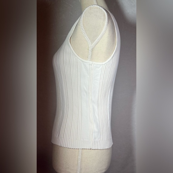 89th & Madison Off-White Tank Sweater Women’s Size Small - Picture 3 of 7